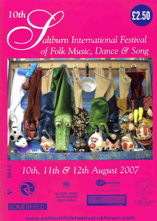 Saltburn Folk Festival 2007, Cover, click to enlarge